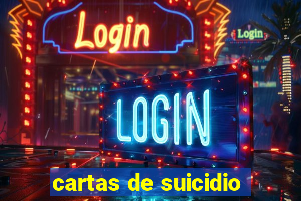 cartas de suicidio